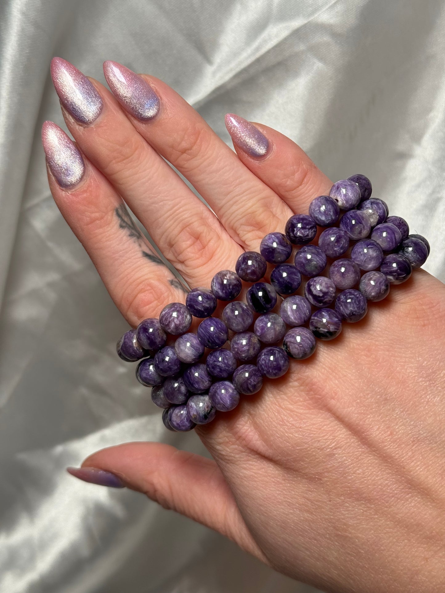 charoite bracelet