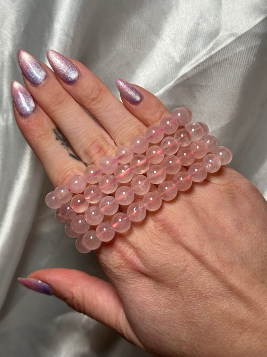 rose quartz bracelet